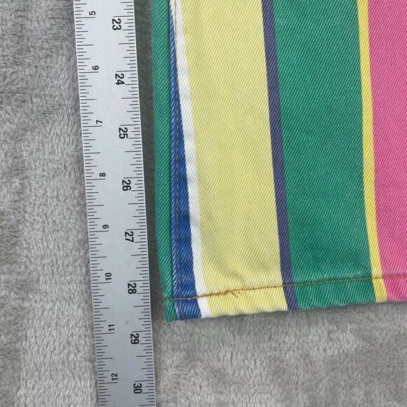 Wrangler Jeans Women 31 (32x29) Multicolor Striped Wanderer 622 High Rise Flare - Picture 11 of 16